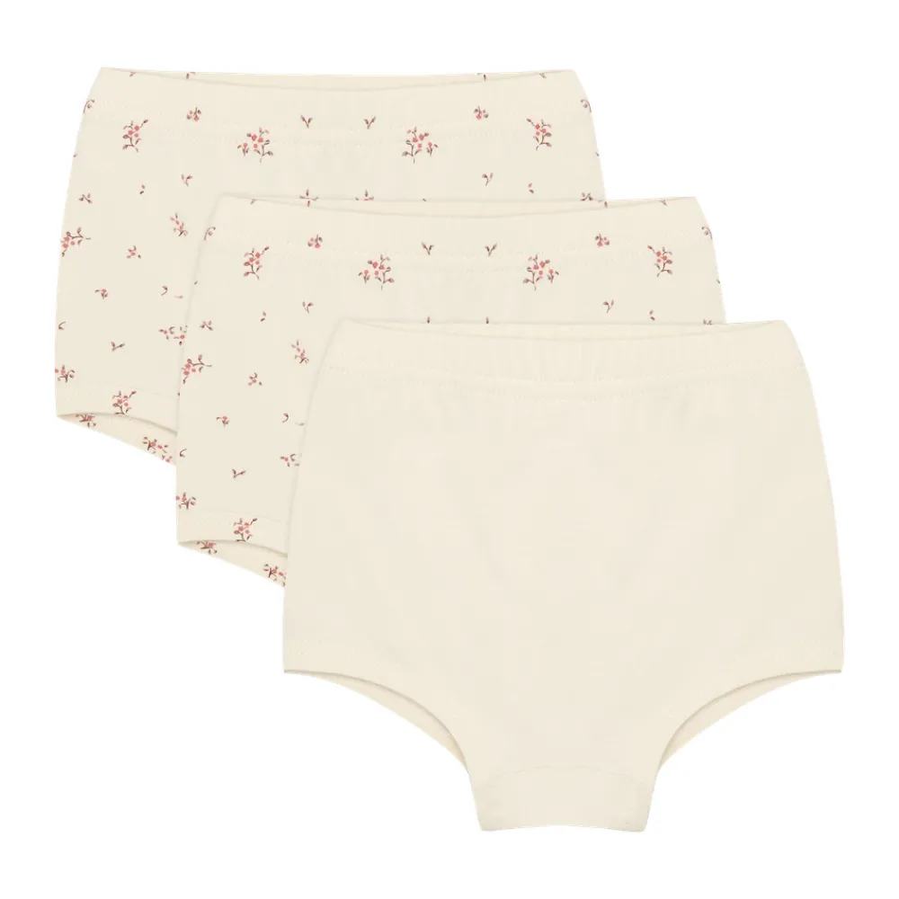 BeKids Trusser - 3 pak - Turtledove- Undertøj