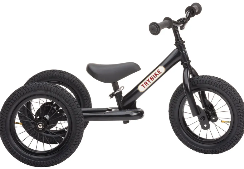 Trybike 3-Hjul, Sort/Sort- Løbecykler & Cykler
