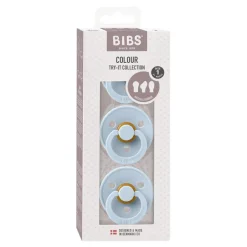 BIBS Try-it Colour 3 PACK Baby Blue- Sutter