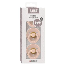 BIBS Try-it Colour 3 PACK Blush- Sutter