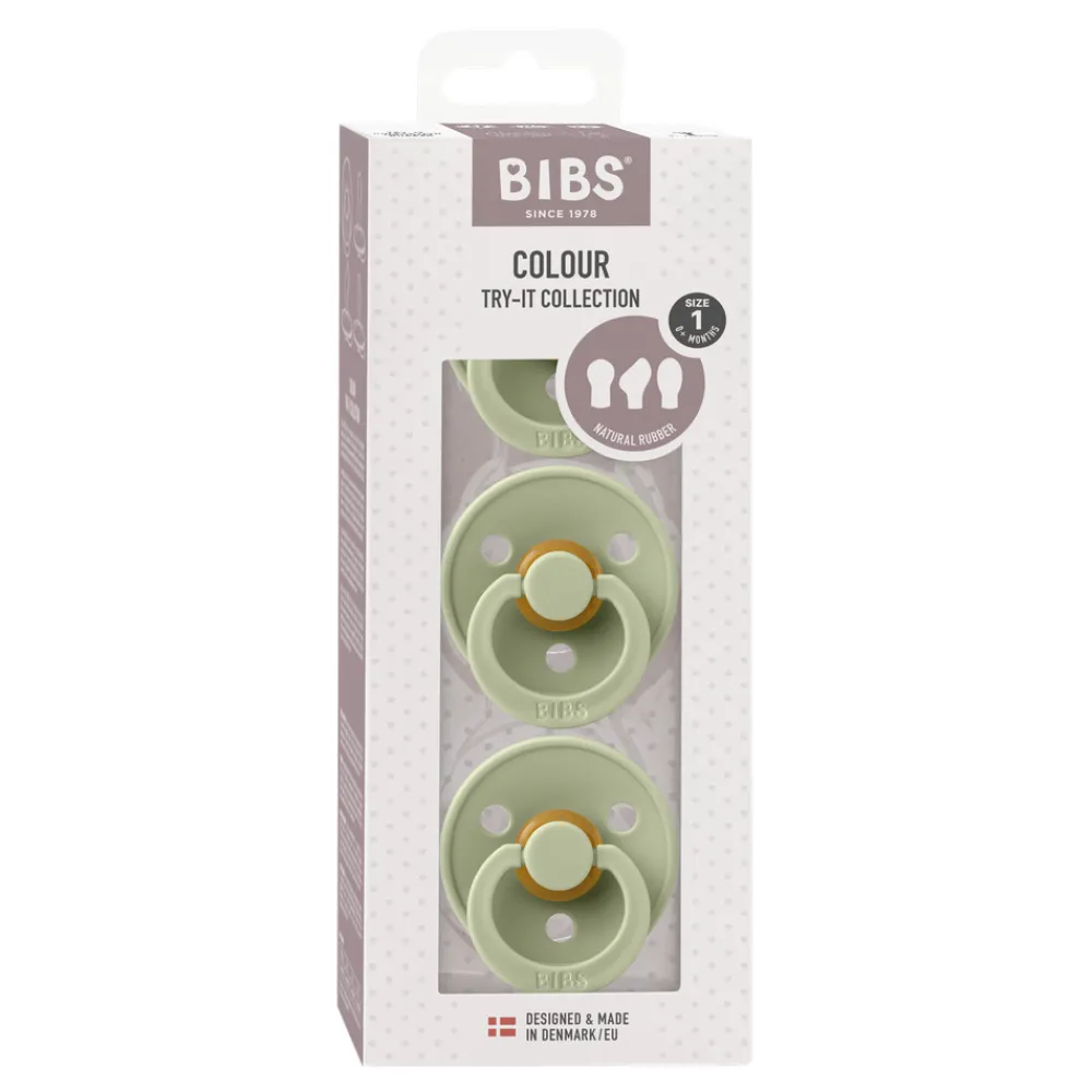 BIBS Try-it Colour 3 PACK Sage- Sutter