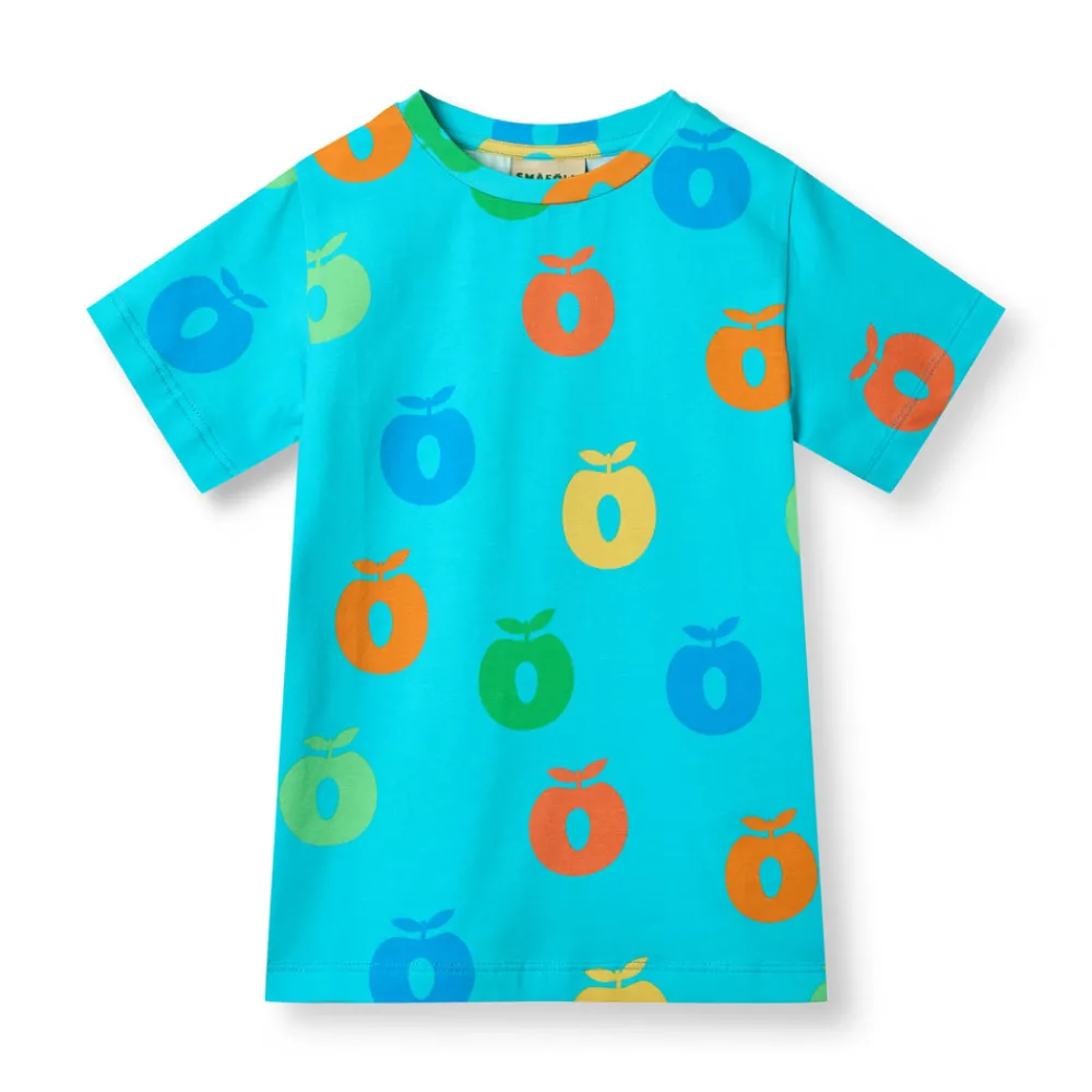 Småfolk T-shirt - Blue atoll- T-Shirts & Toppe