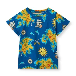 Småfolk T-shirt - Royal blue- T-Shirts & Toppe