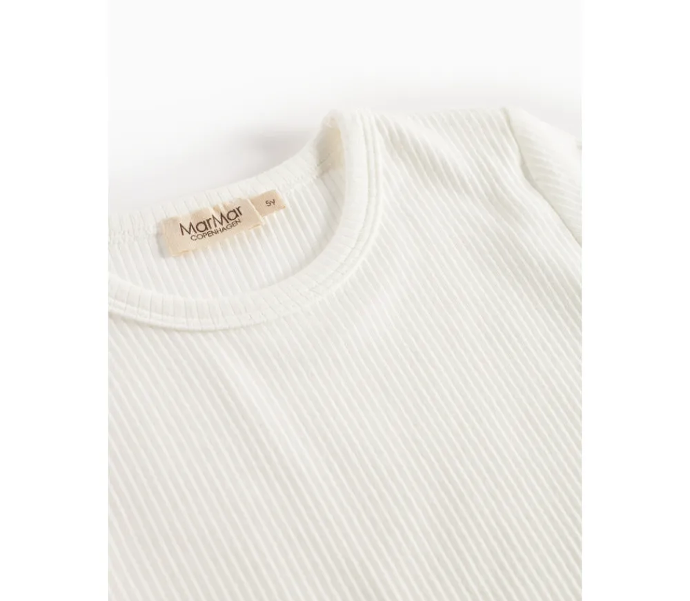 MarMar Copenhagen T-shirt, langærmet - Gentle white- T-Shirts & Toppe|Bluser