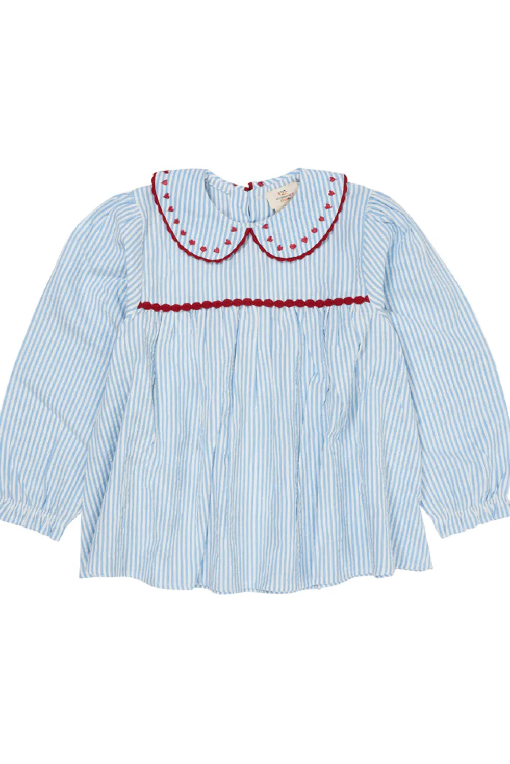 Copenhagen Colors Tunika m. hjerter - BERRY- Skjorter