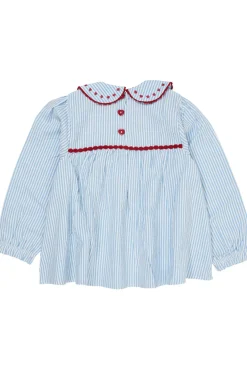 Copenhagen Colors Tunika m. hjerter - BERRY- Skjorter