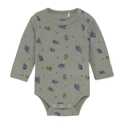 BeKids Uld Body Langærmet - Aop - 9709- Uldbodyer|Bodystocking Langærmet