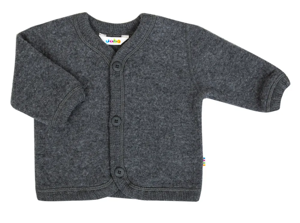 Joha Uld Cardigan - Coke Melange- Uldoverdele|Cardigans, Veste & Trøjer