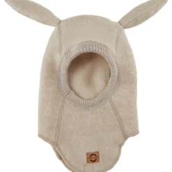 Mikk-Line Uld elehanthue med kaninører - Melange Offwhite- Elefanthuer & Huer|Uldhuer, Uldvanter & Uldfutter