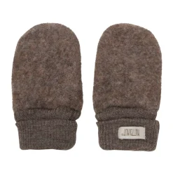 HUTTEliHUT Uld Fleece Vanter - Brown melange- Luffer & Vanter