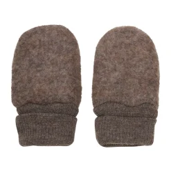 HUTTEliHUT Uld Fleece Vanter - Brown melange- Luffer & Vanter