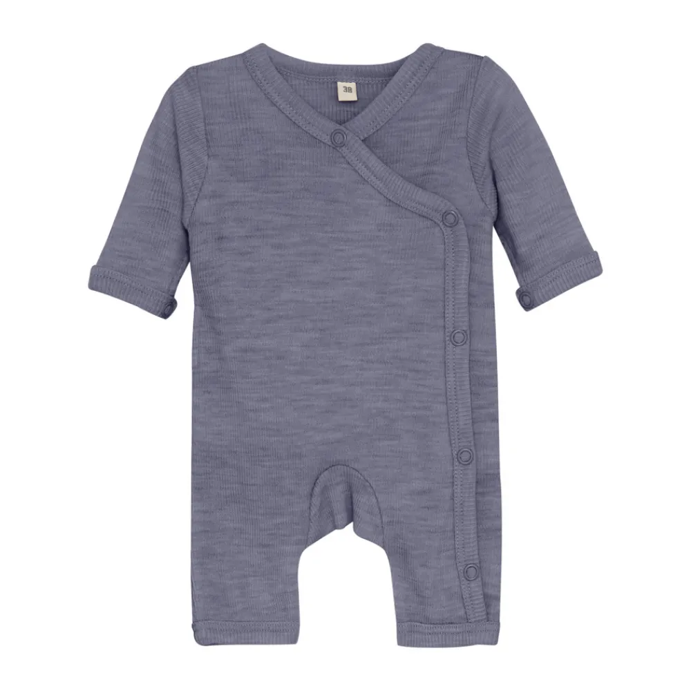 BeKids Uld Jumpsuit - Solid - 7910- Ulddragter|Heldragter U. Fod