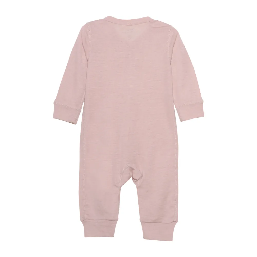 BeKids Uld jumpsuit - solid - 6340- Ulddragter|Heldragter U. Fod