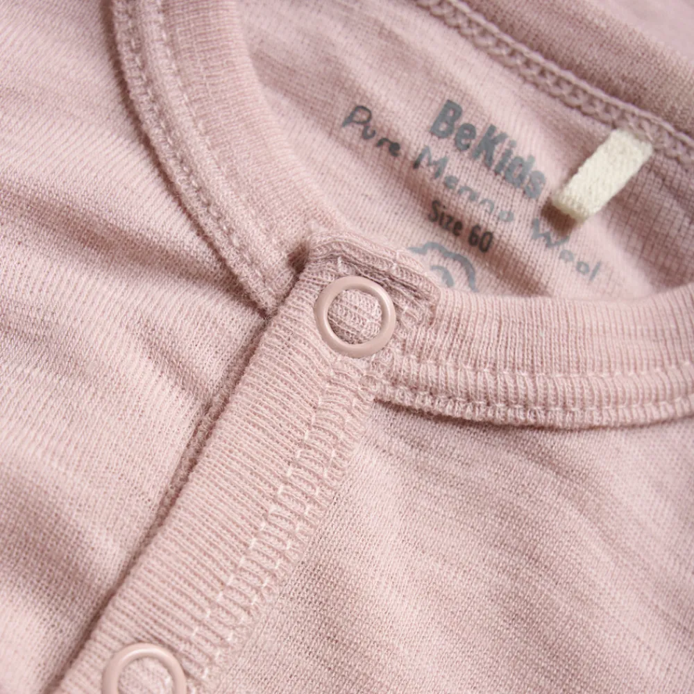 BeKids Uld jumpsuit - solid - 6340- Ulddragter|Heldragter U. Fod