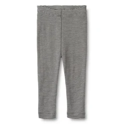 Wheat Uld Leggings Agi - Navy Stripe- Uldunderdele|Leggings