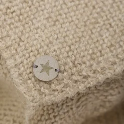 HUTTEliHUT Uld Strik Alpaca Hue Pompom - Camel melange- Elefanthuer & Huer|Uldhuer, Uldvanter & Uldfutter