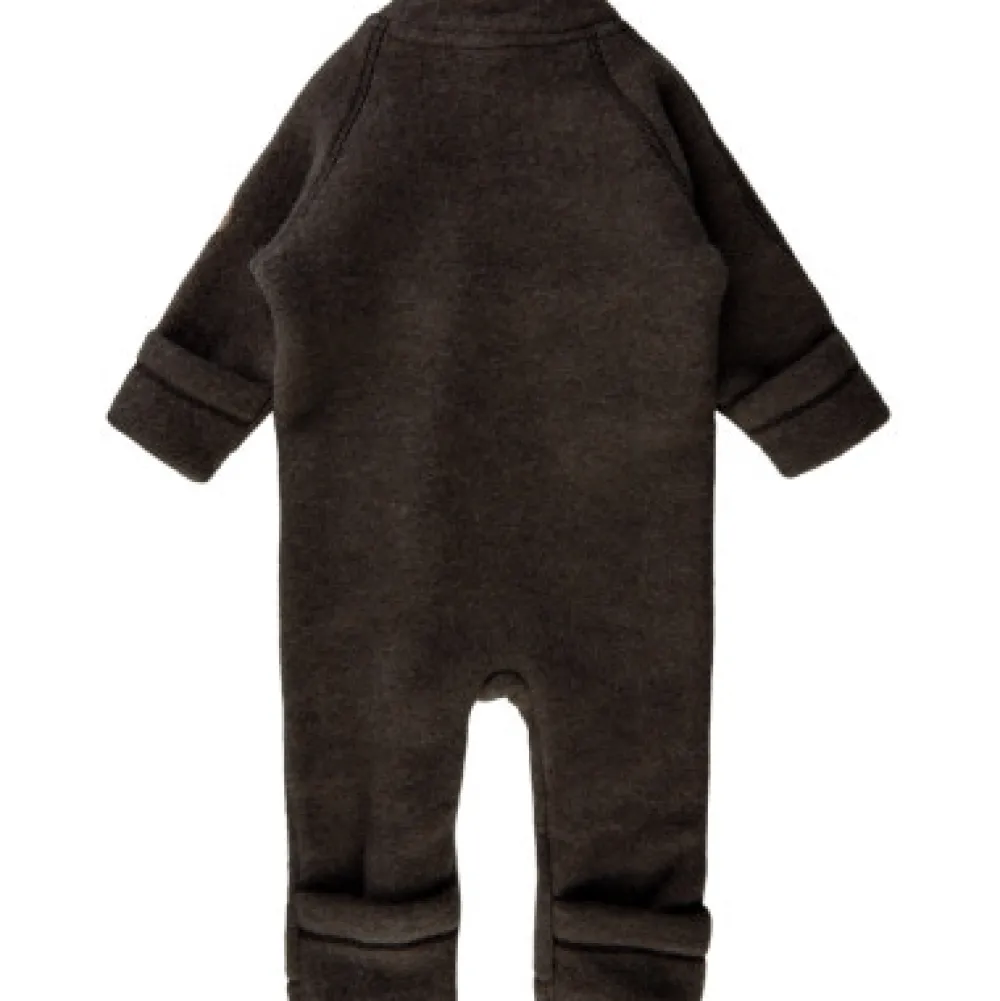 Mikk-Line Ulddragt - DARK BROWN MELANGE- Køredragter|Ulddragter