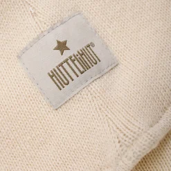 HUTTEliHUT Uldstrik Balaclava Vindstop - Sand melange- Elefanthuer & Huer|Uldhuer, Uldvanter & Uldfutter