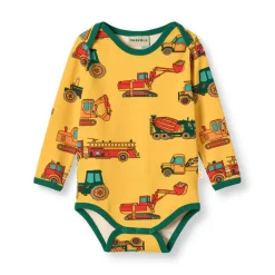 Småfolk Ulm Langærmet Body - Sunstruck- Bodystocking Langærmet