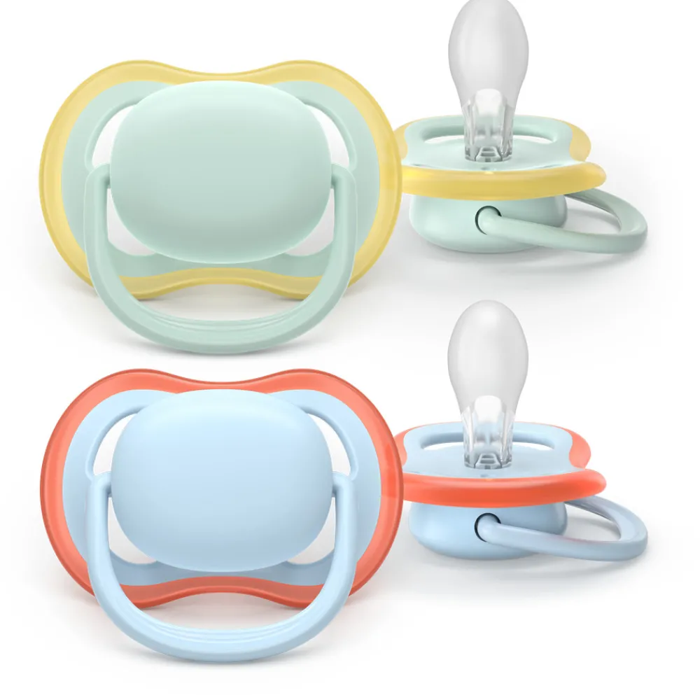 Philips Avent Ultra air soother, 0-6 m, lysegrøn/lyseblå- Sutter