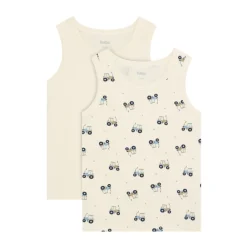 BeKids Undertrøje - 2 pak - Faded Denim- Undertøj