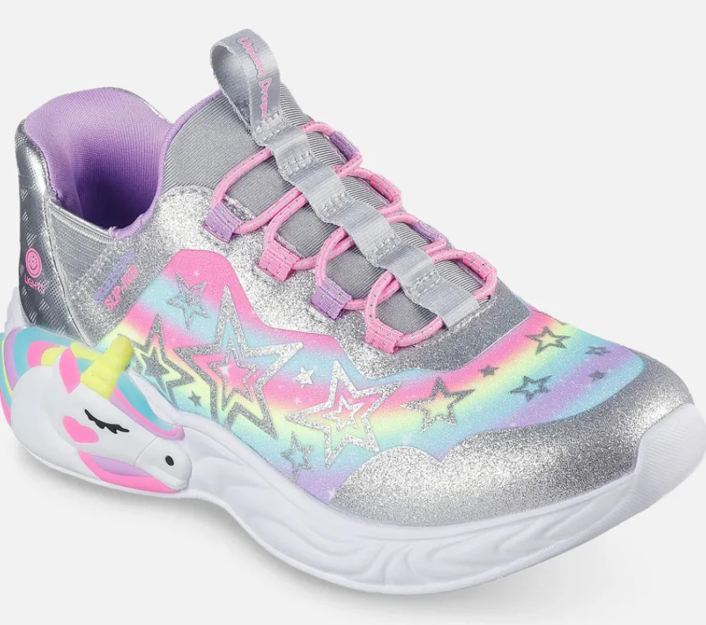 SKECHERS Unicorn Dreams Starry Lite - LVMT- Sneakers Med Lys