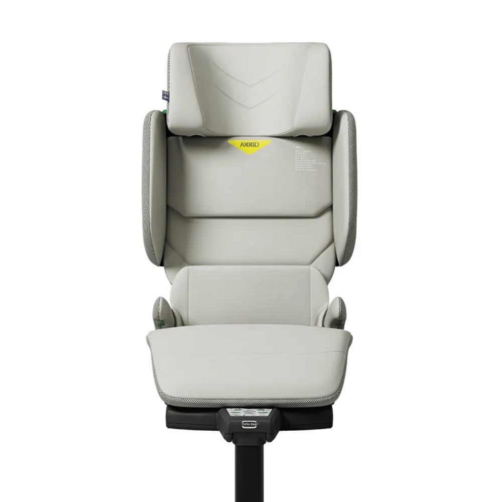 AXKID Up - Beachgrass Beige- Autostole 100-150 Cm (4-12 År)