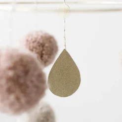 TISU Uro pom pom, lyserød-Børn Uroer