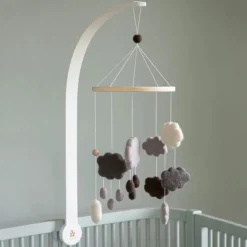 Sebra Uroholder i træ - classic white - FSC®-Børn Uroer