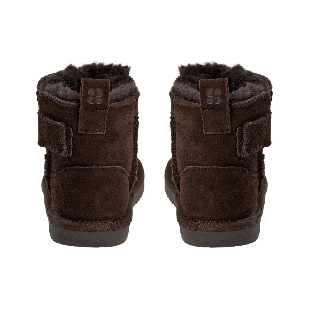 Sofie Schnoor Kids Vale Bamsestøvler - Dark brown- Overgangsstøvler
