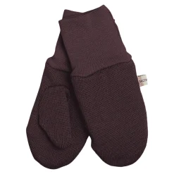 Racing kids Vanter med tot - Red Grape- Luffer & Vanter|Uldhuer, Uldvanter & Uldfutter