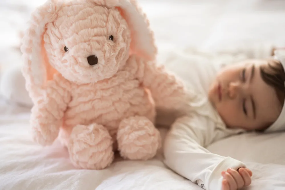 Teddykompaniet Varmebamse, Kanin rosa 35 cm- Bamser