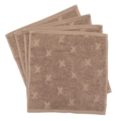 Müsli Vaskeklude 4-pak, 30 x 30 cm - Walnut- Stofbleer & Klude