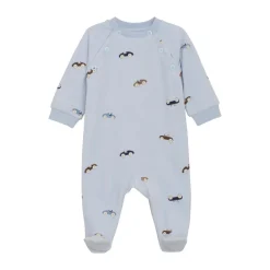 Fixoni Velour Romper - 7111- Heldragter M. Fod