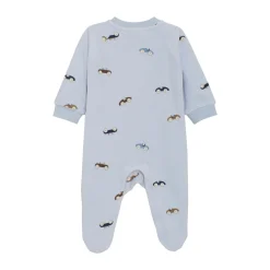 Fixoni Velour Romper - 7111- Heldragter M. Fod