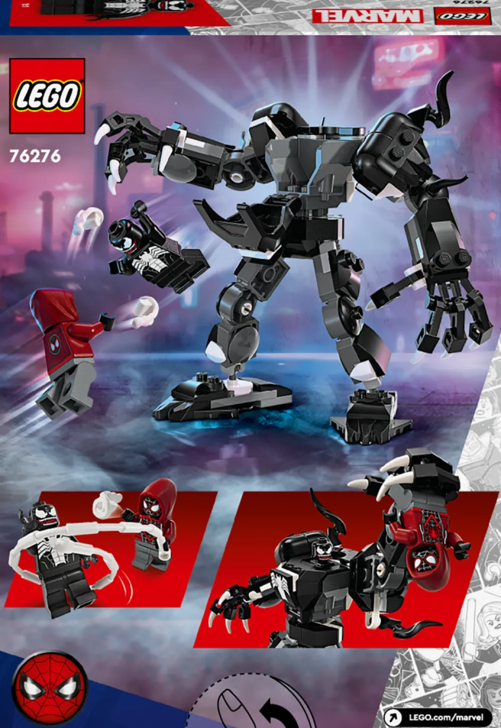 LEGO Super Heroes Venom-kamprobot mod Miles Morales 76276 LEGO® Super Heroes- Lego