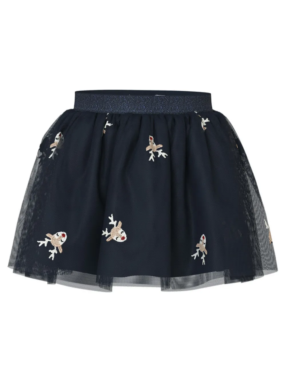 NAME IT Veross tyl nederdel - Navy blazer- Nederdele|Juletøj