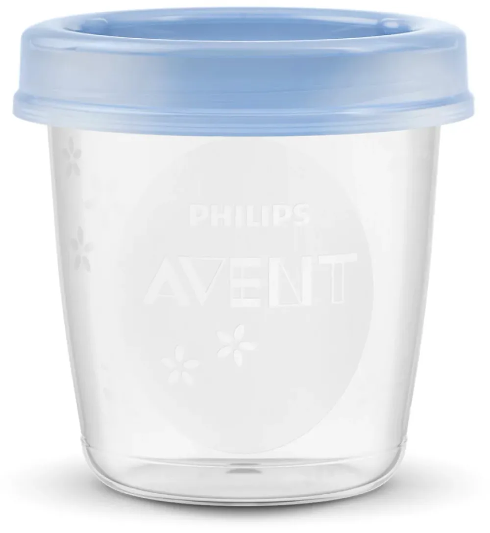 Philips Avent VIA Opbevaringsbægre inkl. låg 10 stk. 180 ml.- Madopbevaring