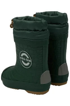 Mikk-Line Vinter Gummistøvle Dino - Darkest sprouse- Vinterstøvler