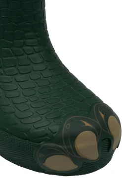 Mikk-Line Vinter Gummistøvle Dino - Darkest sprouse- Vinterstøvler