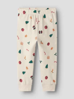 NAME IT Vismas nattøj - Whitecap Gray- Juletøj|Nattøj & Natkjoler