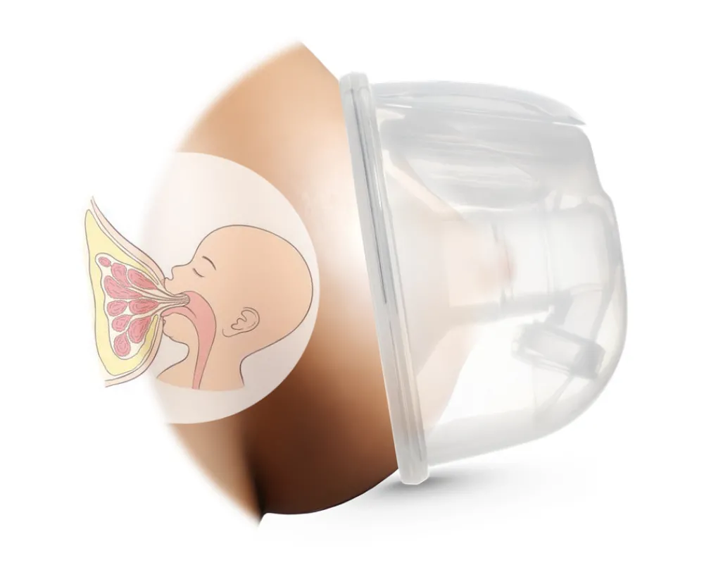 Nuvita 1287W 3-faset enkelt elektrisk bærbar brystpumpe- Brystpumper