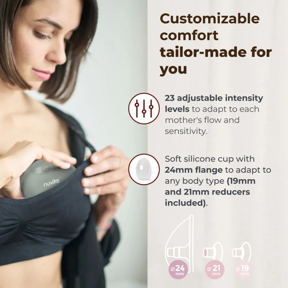 Nuvita 1264W Materno flow elektrisk brystpumpe- Brystpumper