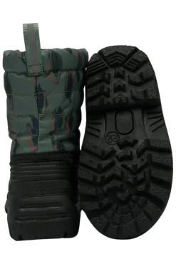 Mikk-Line Winter Boot Rubber AOP - Balsam green- Vinterstøvler