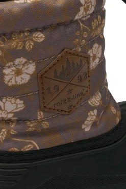 Mikk-Line Winter Boot Rubber AOP - Sparrow- Vinterstøvler