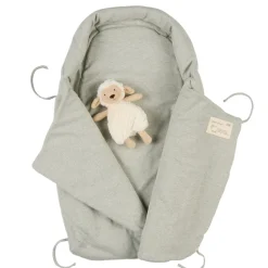 Voksi Wool Wrap - Misty Green- Køreposer