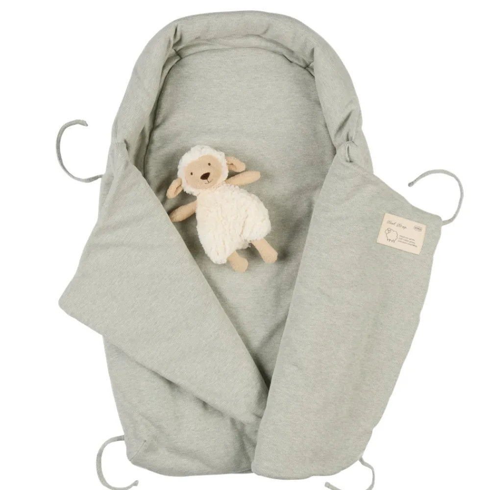 Voksi Wool Wrap - Misty Green- Køreposer