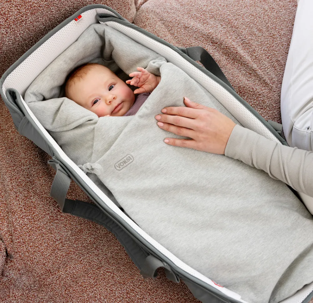 Voksi Wool Wrap - Misty Green- Køreposer