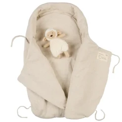 Voksi Wool Wrap - Sand- Køreposer