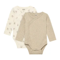 BeKids Wrap Body Langærmet (2-pak) - 2350- Multipack|Bodystocking Langærmet